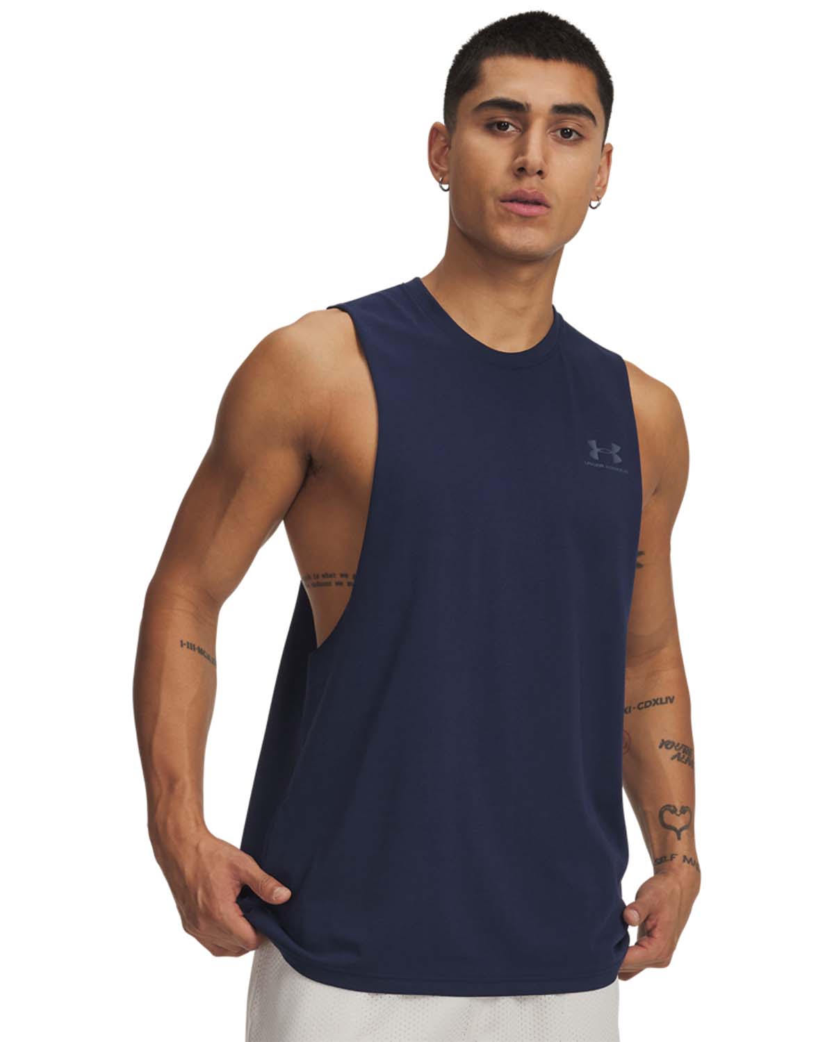 Потник Мъже LEFT CHEST CUT OFF TANK Under Armour