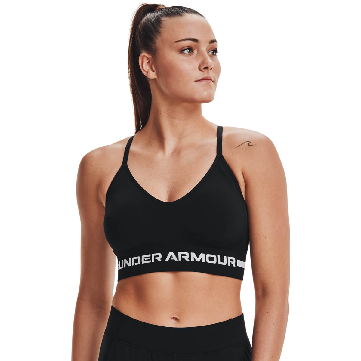 Спортно Бюстие Жени Seamless Low Long Bra Under Armour