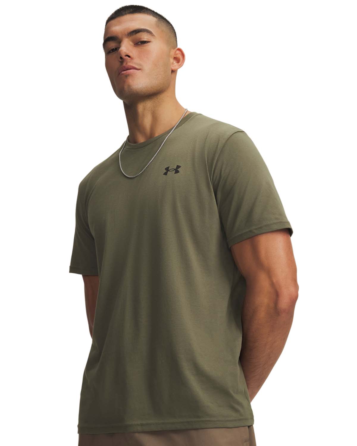 UA M L CHEST LOCKUP SS MFO Тениска