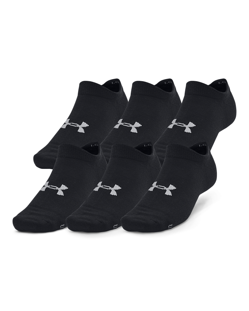 Чорапи Унисекс Under Armour  ESSENTIAL NO SHOW 6PK