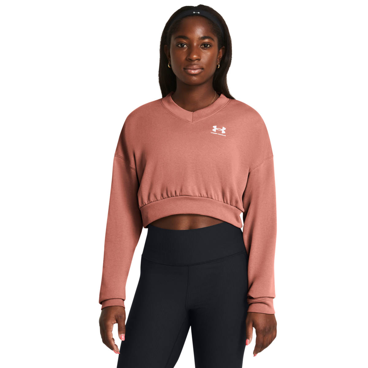 Блуза с дълъг ръкав Жени RIVAL TERRY OS CROP CRW Under Armour