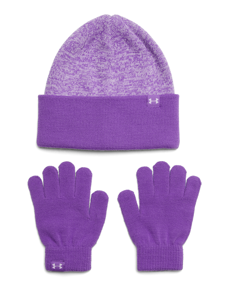 Комплект Момичета BEANIE/GLOVE COMBO Under Armour