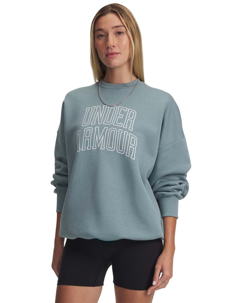 Блуза с дълъг ръкав Жени RIVAL FLC OS VARSITY CREW Under Armour