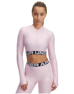 Блуза с дълъг ръкав Жени HEATGEAR RIB 1/4 ZIP LS Under Armour 