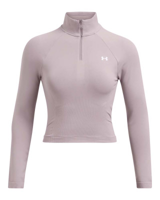Блуза с дълъг ръкав Жени VANISH SEAMLESS 1/4 ZIP CROP Under Armour 