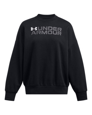 Блуза с дълъг ръкав Жени RIVAL FLEECE WORDMARKOS CREW Under Armour 