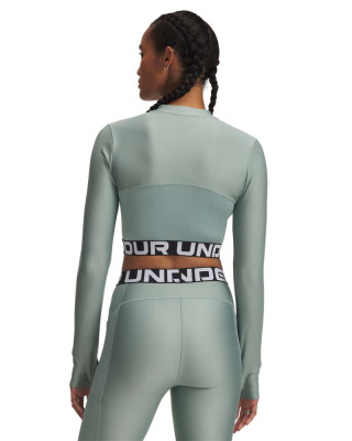 Блуза с дълъг ръкав Жени HEATGEAR RIB 1/4 ZIP LS Under Armour 