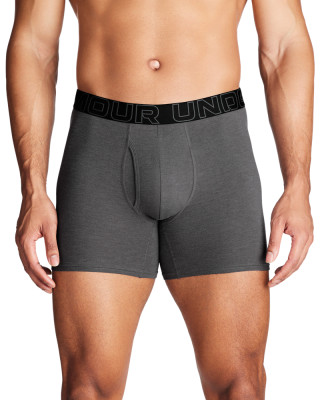 UA PERFORMANCE COTTON - SOLID 6 IN 3PK BOXERI 