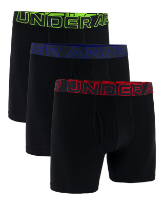 UA PERFORMANCE COTTON - SOLID 6 IN 3PK BOXERI 