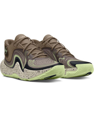 Баскетболни обувки Унисекс SPAWN 6 MID CAMO Under Armour 