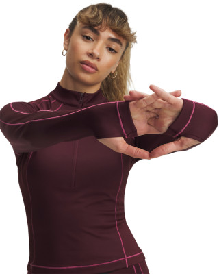 UA COLDGEAR TEXTURED 1/2 ZIP 