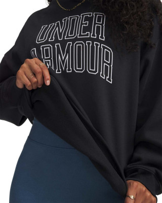 Блуза с дълъг ръкав Жени RIVAL FLC OS VARSITY CREW Under Armour 