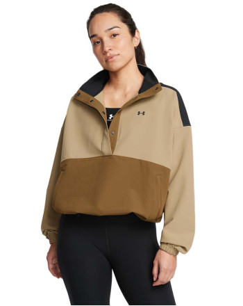Блуза с дълъг ръкав Жени ARMOURSPORT SWOVEN PULLOVER Under Armour 