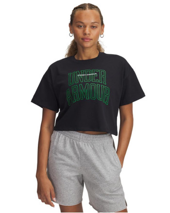 Тениска Жени VARSITY MIX HW SS CROP Under Armour 