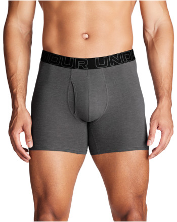 UA PERFORMANCE COTTON - SOLID 6 IN 3PK BOXERI 