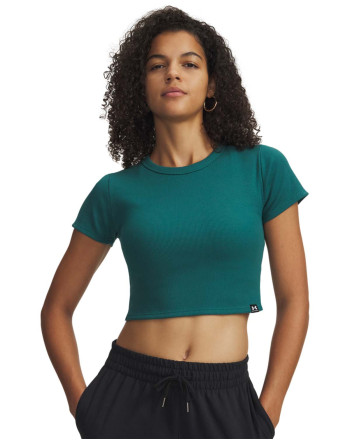 Тениска Жени RIVAL RIB BABY TEE Under Armour 