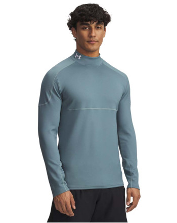 Блуза с дълъг ръкав Мъже COLD WEATHER GRID LS MOCK Under Armour 