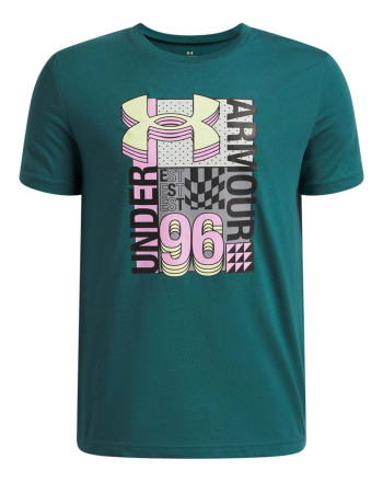 Тениска Момчета LOGO WM COLLAGE SS Under Armour 