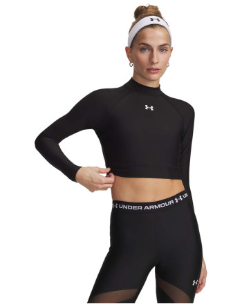 HEATGEAR CROP MOCK LS 