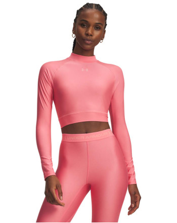 HEATGEAR CROP MOCK LS 