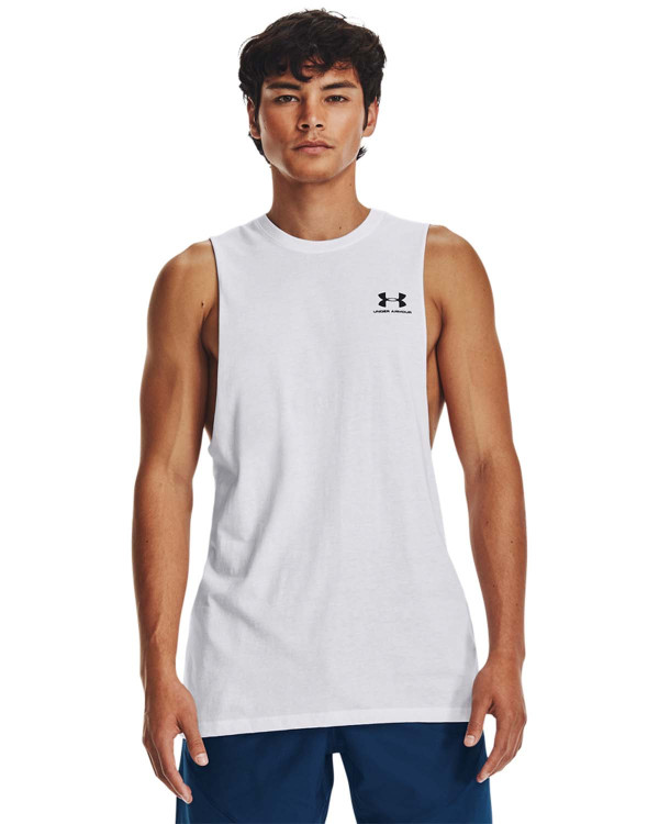 Потник Мъже LEFT CHEST CUT OFF TANK Under Armour 