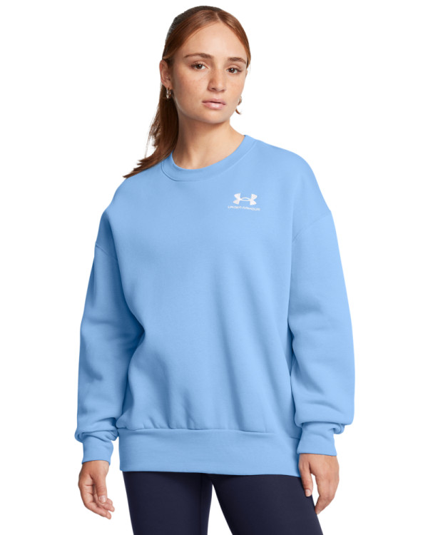 Блуза с дълъг ръкав Жени ESSENTIAL FLEECE OS CREW Under Armour 