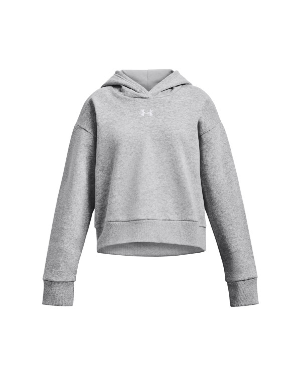 Суитчър Момичета RIVAL FLEECE CROP HOODIE Under Armour 