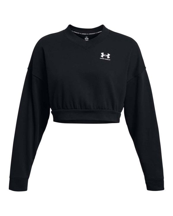 Блуза с дълъг ръкав Жени RIVAL TERRY OS CROP CRW Under Armour 