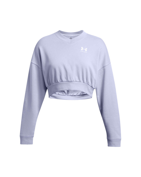 Блуза с дълъг ръкав Жени RIVAL TERRY OS CROP CRW Under Armour 