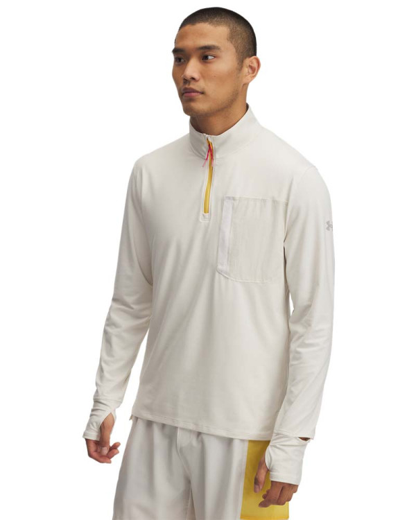 Блуза с дълъг ръкав Мъже TRAIL RUN QUARTER ZIP Under Armour 