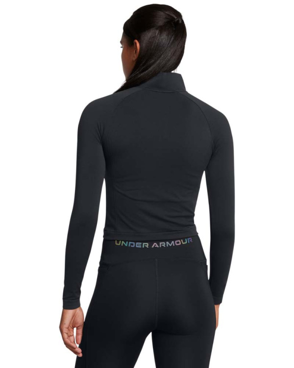 Блуза с дълъг ръкав Жени VANISH SEAMLESS 1/4 ZIP CROP Under Armour 