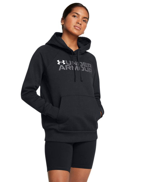 Суитчър Жени RIVAL FLEECE WORDMAR HOODIE Under Armour 
