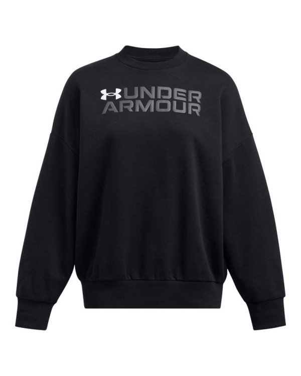 Блуза с дълъг ръкав Жени RIVAL FLEECE WORDMARKOS CREW Under Armour 