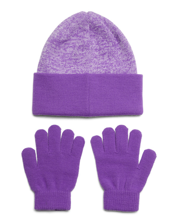 Комплект Момичета BEANIE/GLOVE COMBO Under Armour 