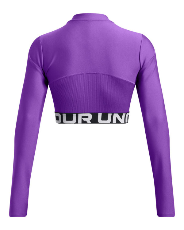 Блуза с дълъг ръкав Жени HEATGEAR RIB 1/4 ZIP LS Under Armour 