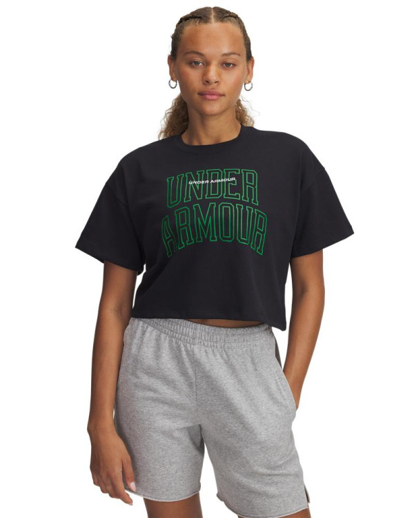Тениска Жени VARSITY MIX HW SS CROP Under Armour 
