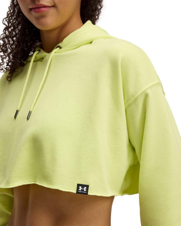 Суитчър Жени ICON TERRY CROP HOODIE Under Armour 
