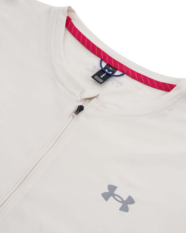 Тениска Мъже TRAIL RUN ZIP SS Under Armour 