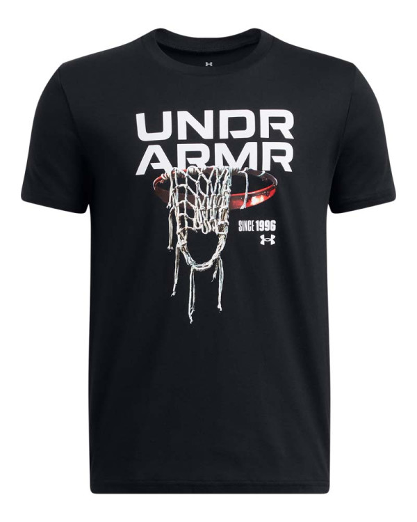 Тениска Момчета HOOPS NET SS Under Armour 