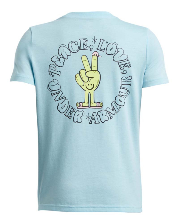 Тениска Момчета PEACE LOVE UA SS Under Armour 