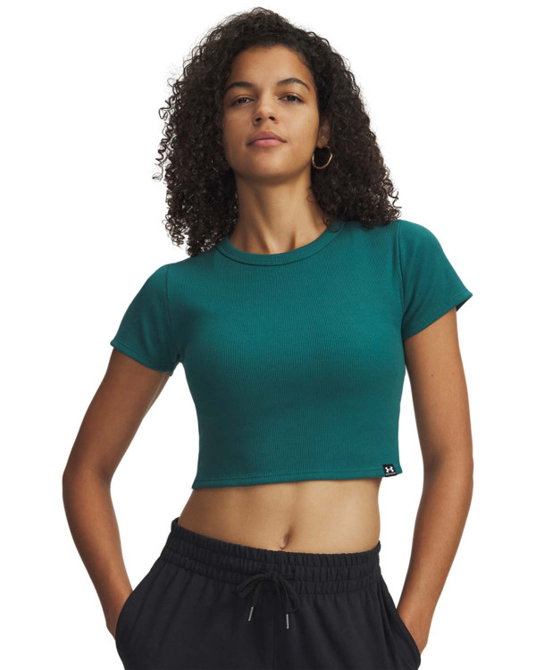 Тениска Жени RIVAL RIB BABY TEE Under Armour 