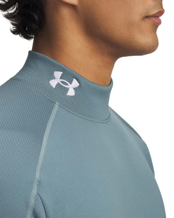 Блуза с дълъг ръкав Мъже COLD WEATHER GRID LS MOCK Under Armour 