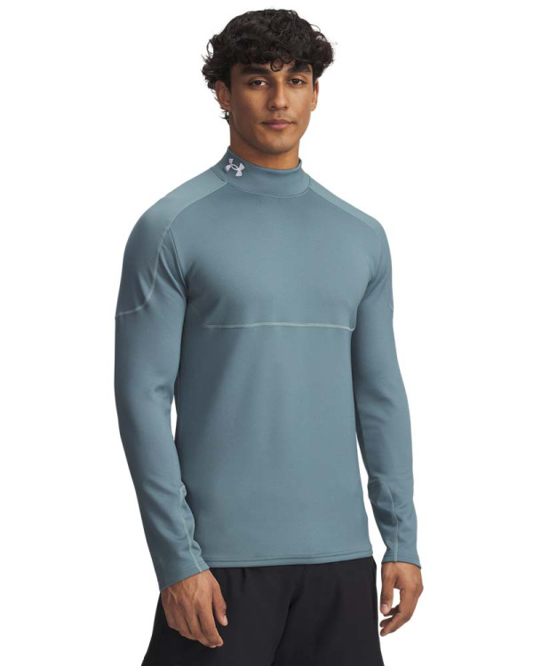 Блуза с дълъг ръкав Мъже COLD WEATHER GRID LS MOCK Under Armour 