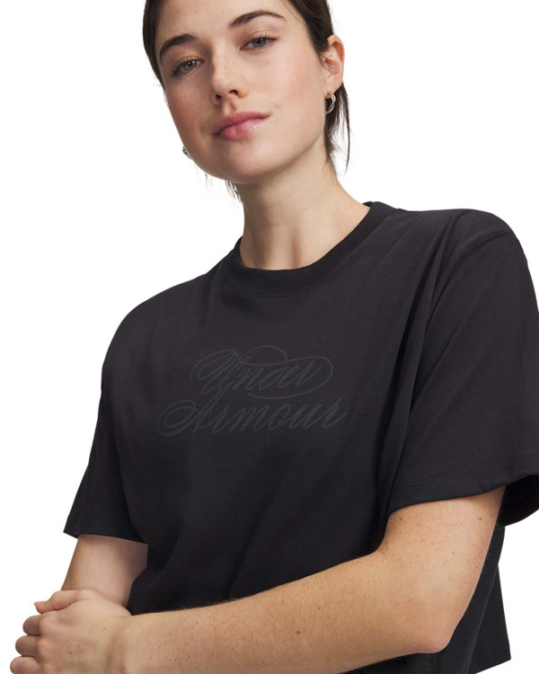Тениска Жени SCRIPTHEART CROP SS Under Armour 