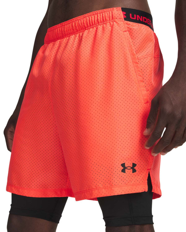 Къси панталони Мъже VANISH WOVEN SHORT 2.0 2N1 Under Armour 
