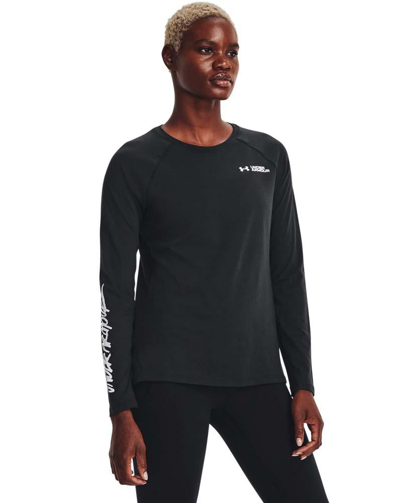 Блуза с дълъг ръкав Жени SCRIPT WORDMARK LS Under Armour 