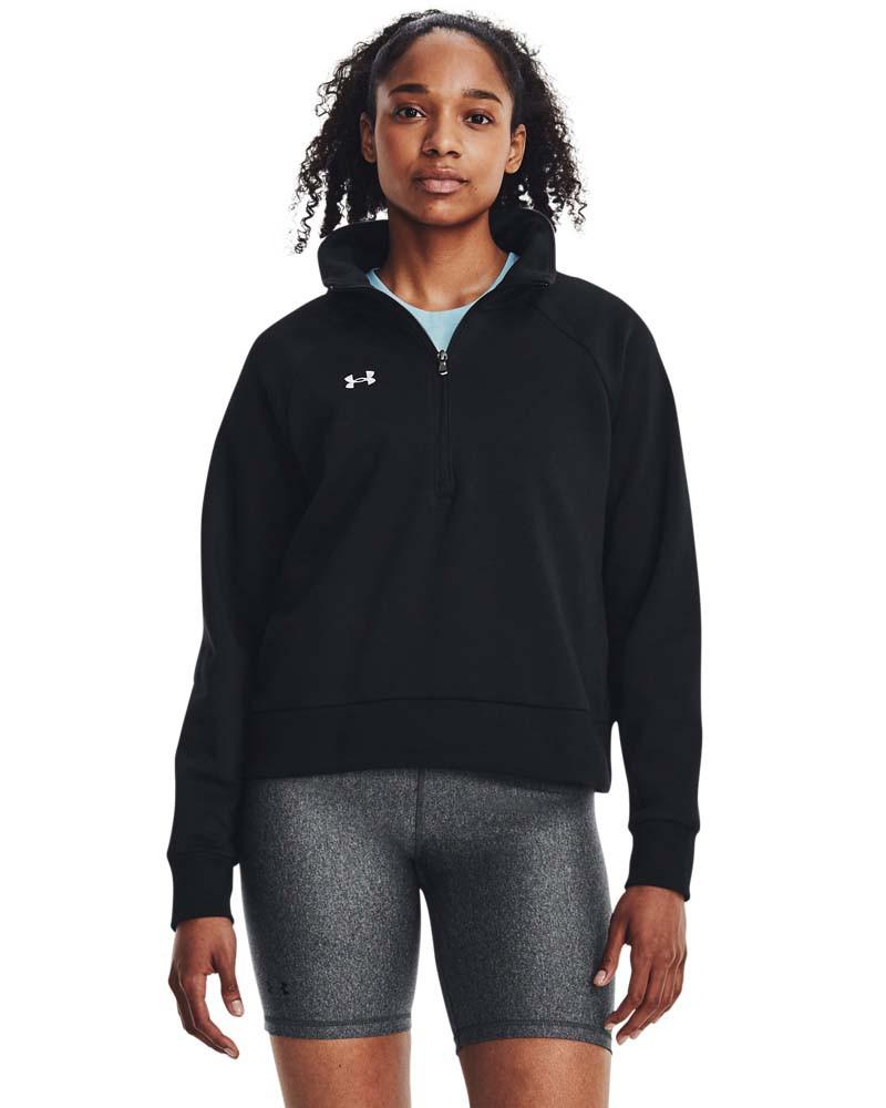 Блуза с дълъг ръкав Жени RIVAL FLEECE HZ Under Armour 