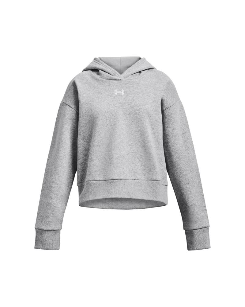 Суитчър Момичета RIVAL FLEECE CROP HOODIE Under Armour 
