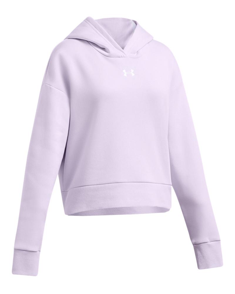 Суитчър Момичета RIVAL FLEECE HOODIE Under Armour 