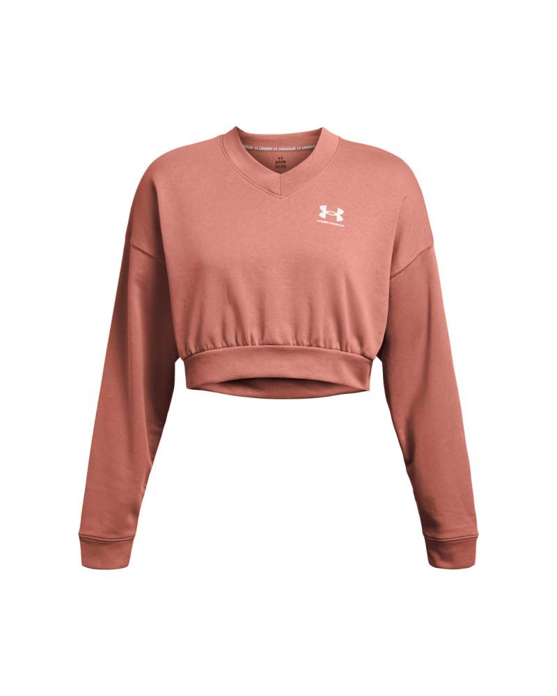 Блуза с дълъг ръкав Жени RIVAL TERRY OS CROP CRW Under Armour 